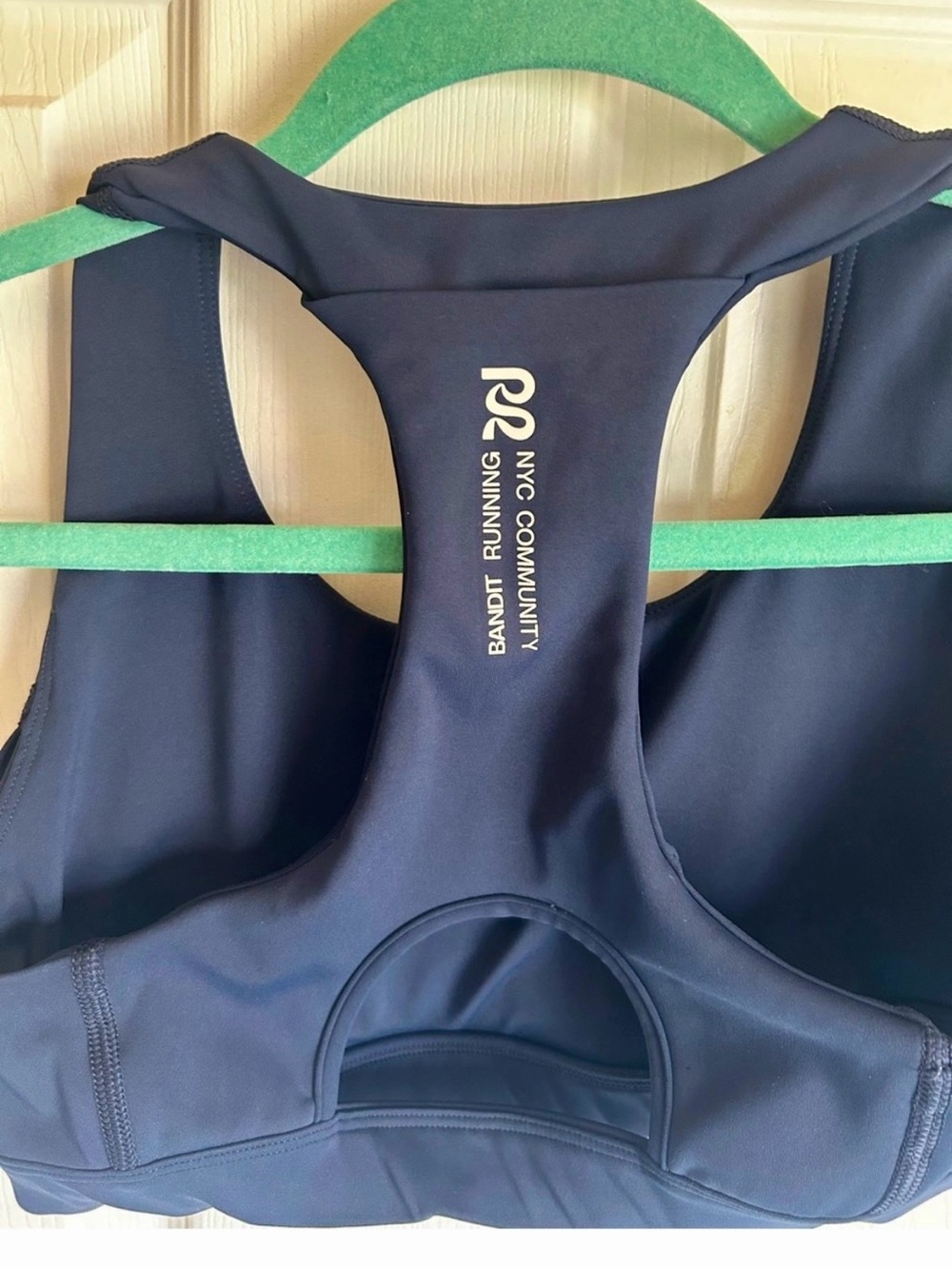 Women’s Bandit Navy High-Support Racerback Sports Bra. Small. Like new - Picture 4 of 5